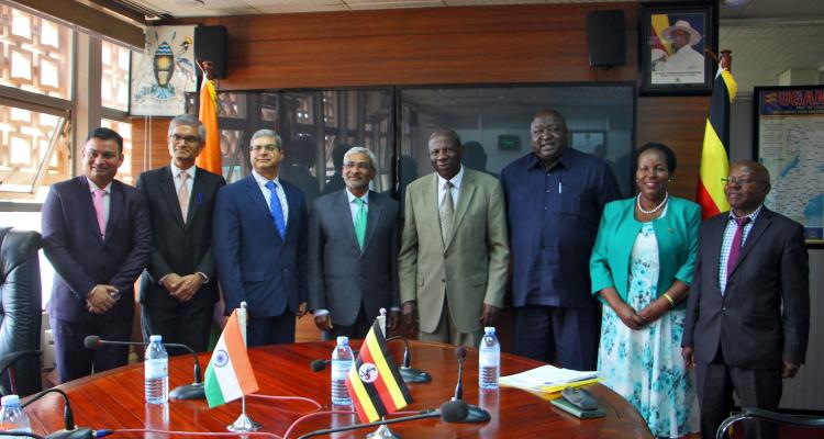 Kasaija meets officials from Government of India