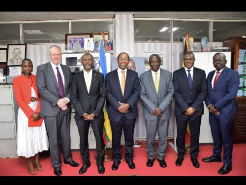 Finance Minister Kasaija Meets ABSA Group CEO Kenny Fihla 