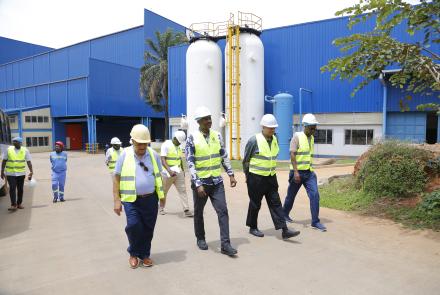 PSST Ggoobi visits Roofings Ultra-Modern Cold Rolling Mill in Namanve